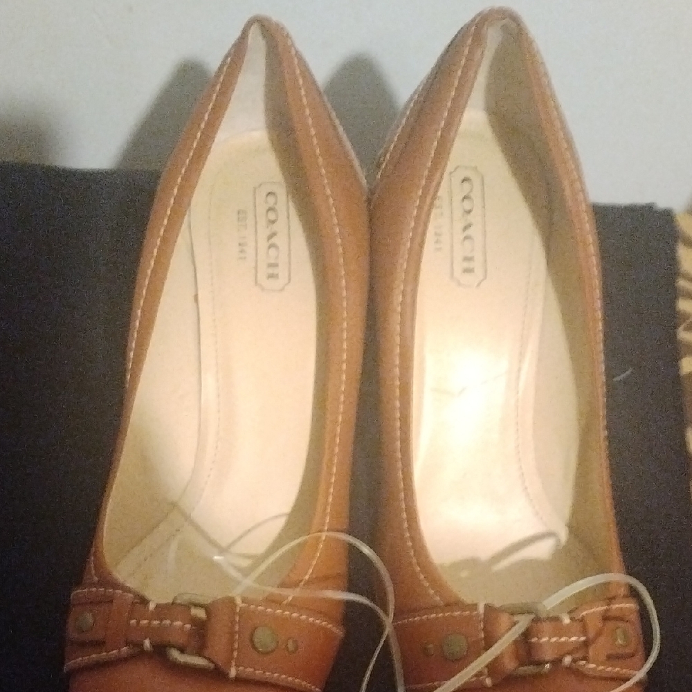 Coach Women's Brown Leather Loafers